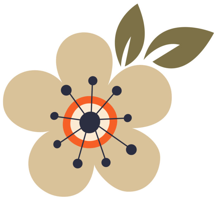 Flower sticker Png Image